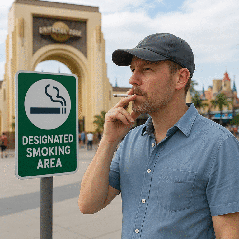 Universal Studios Smoking Policy changes 2025